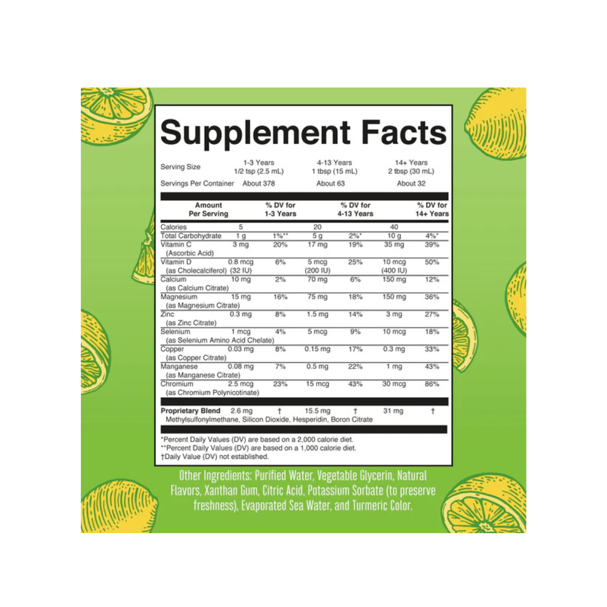 Extra Strength Liquid Nighttime Multimineral