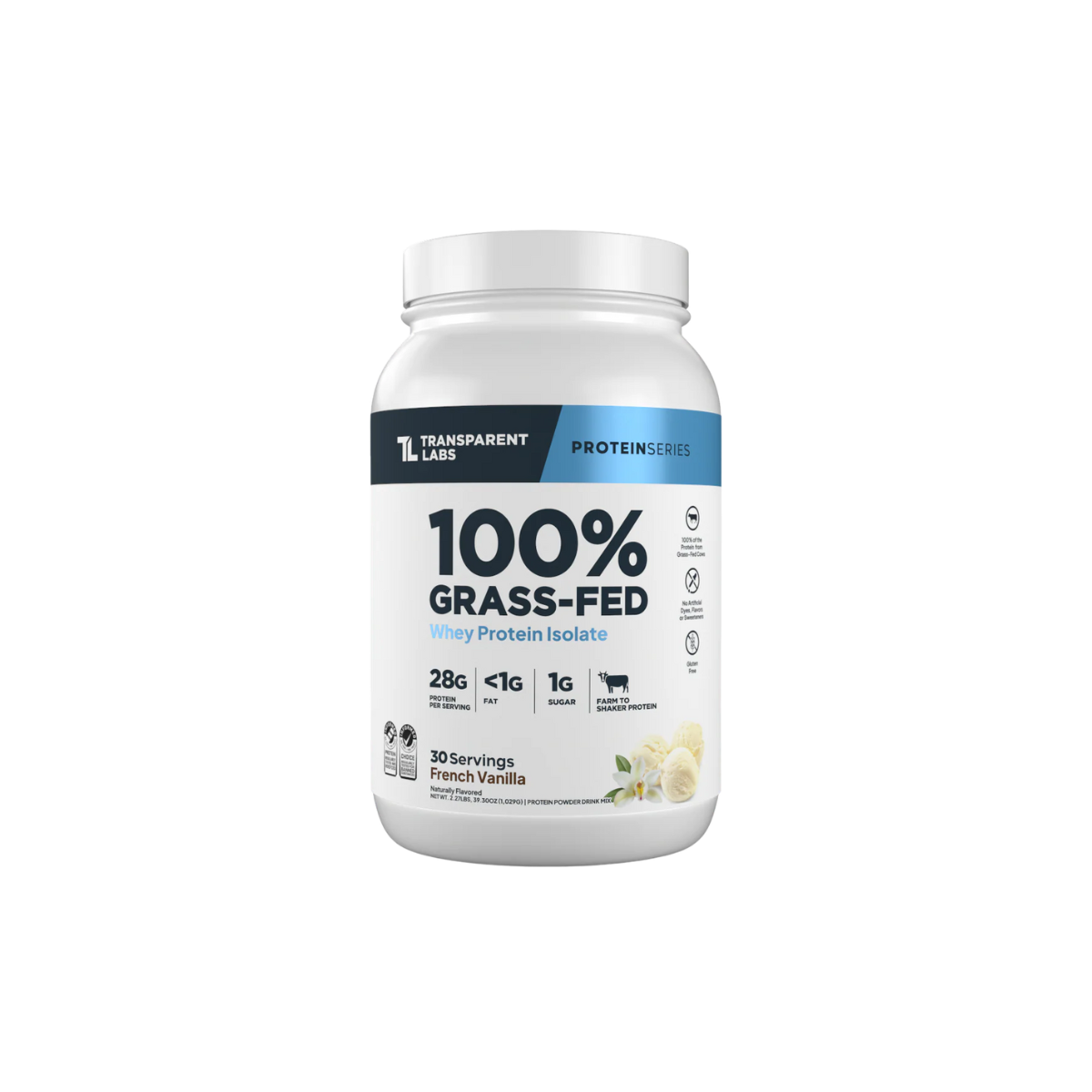 100% Grass-Fed Whey Protein Isolate