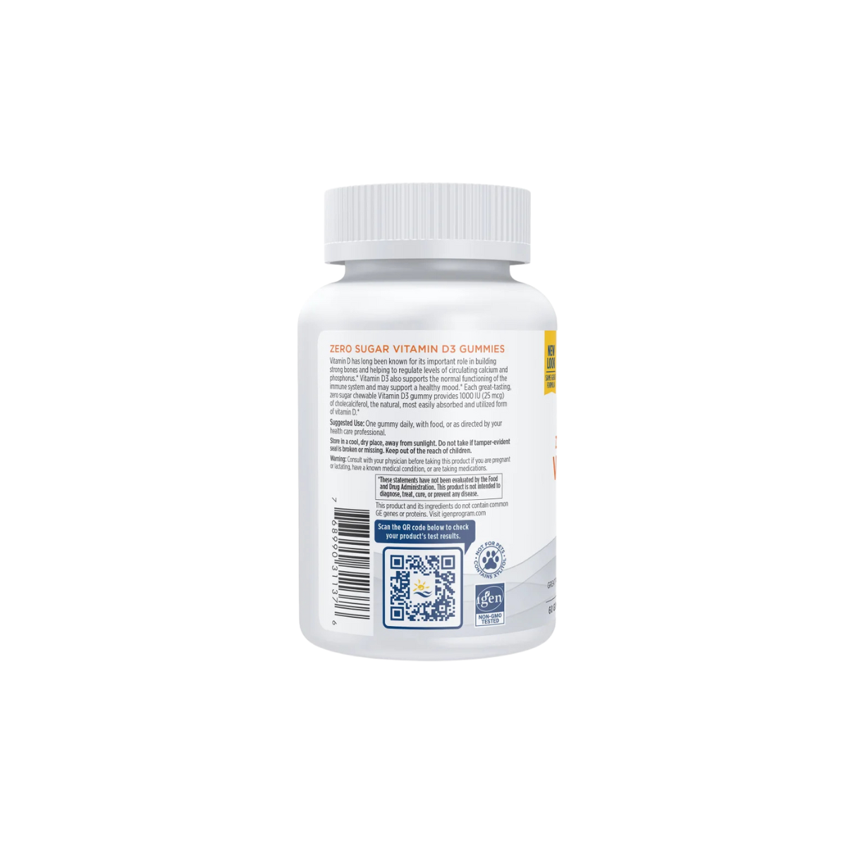 Zero Sugar Vitamin D3 Gummies