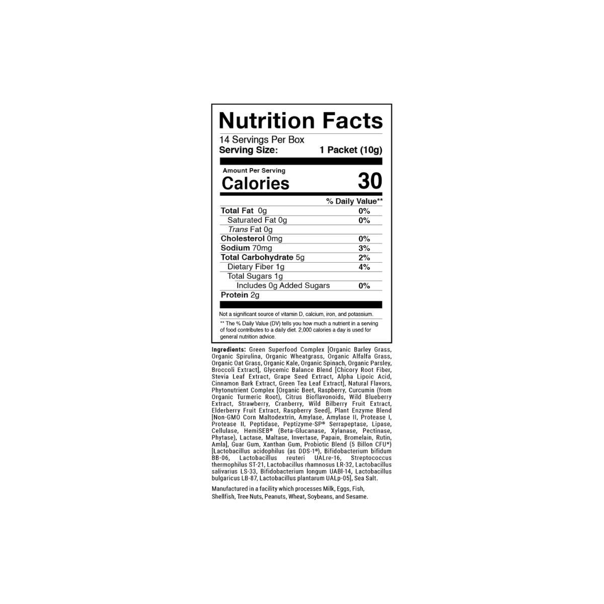 Opti-Greens 50- Stick Packs