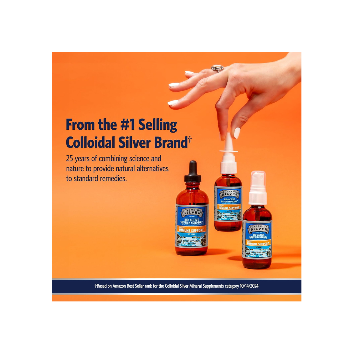 Bio-Active Silver Hydrosol – Dropper-Top