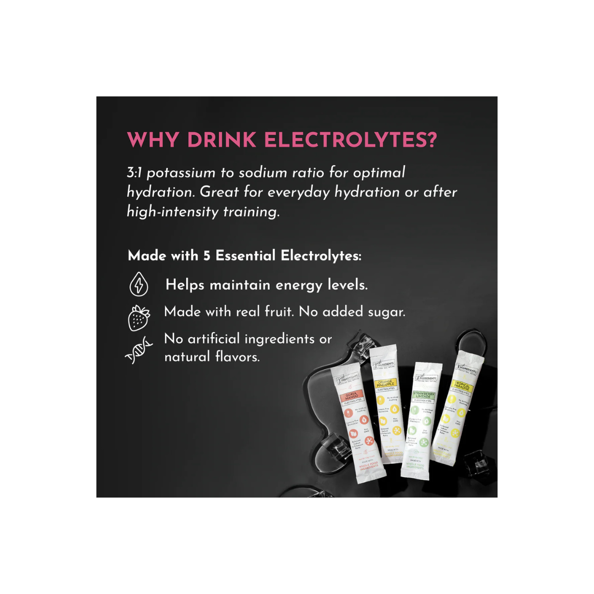 Electrolytes Powder Sample Stick