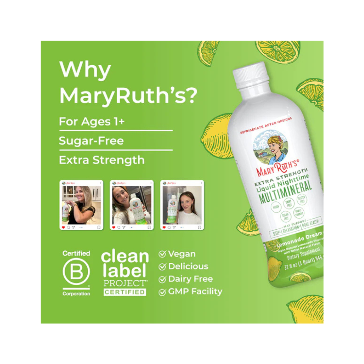 Extra Strength Liquid Nighttime Multimineral