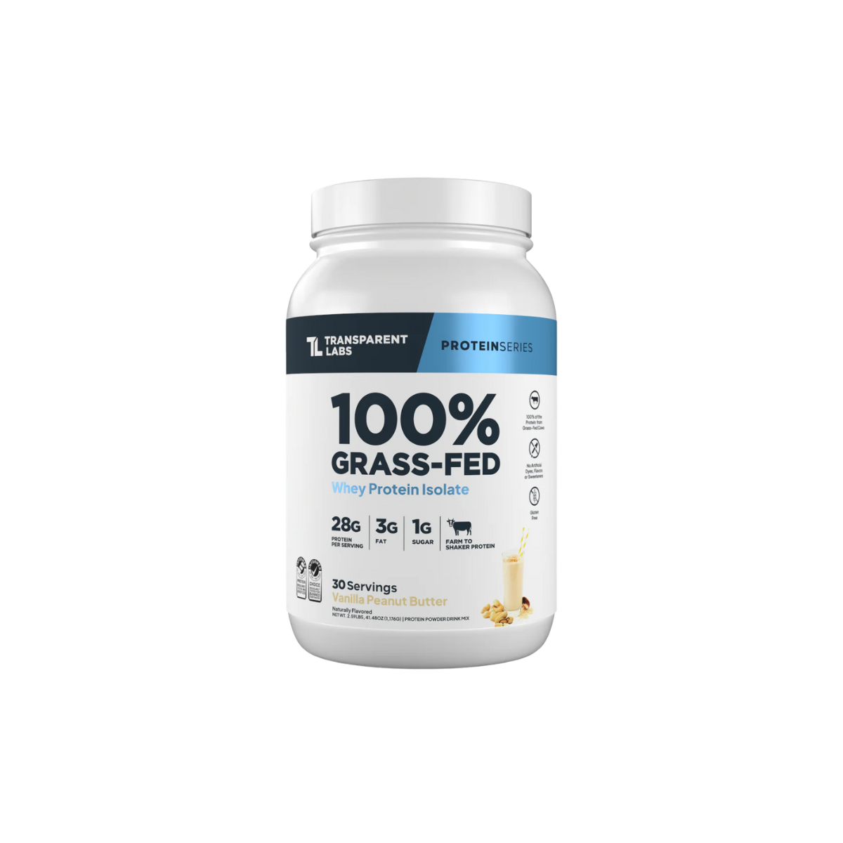 100% Grass-Fed Whey Protein Isolate