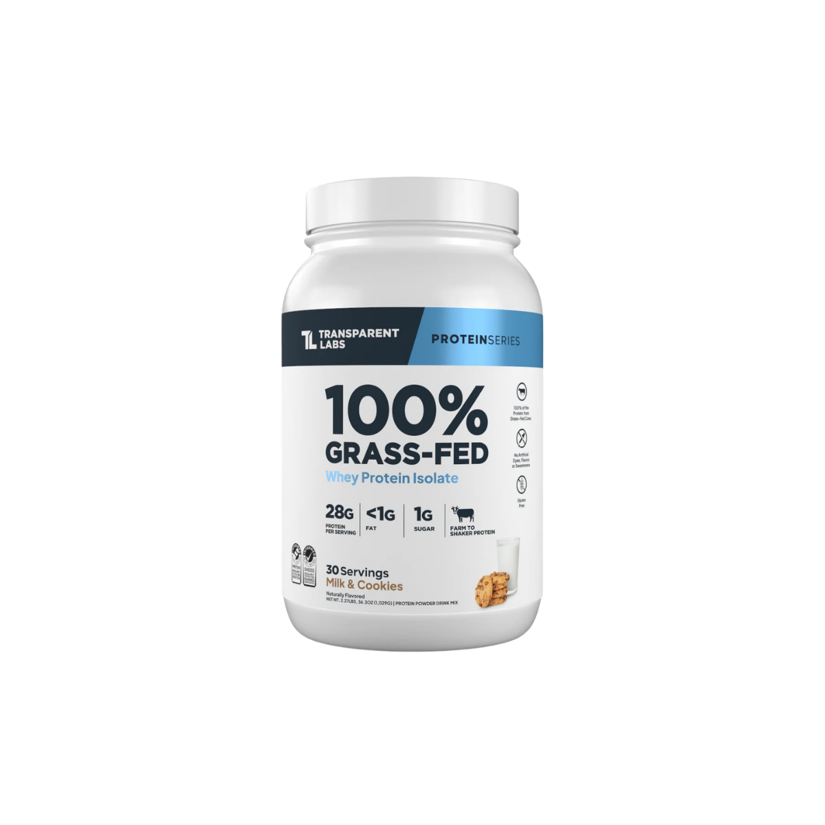 100% Grass-Fed Whey Protein Isolate