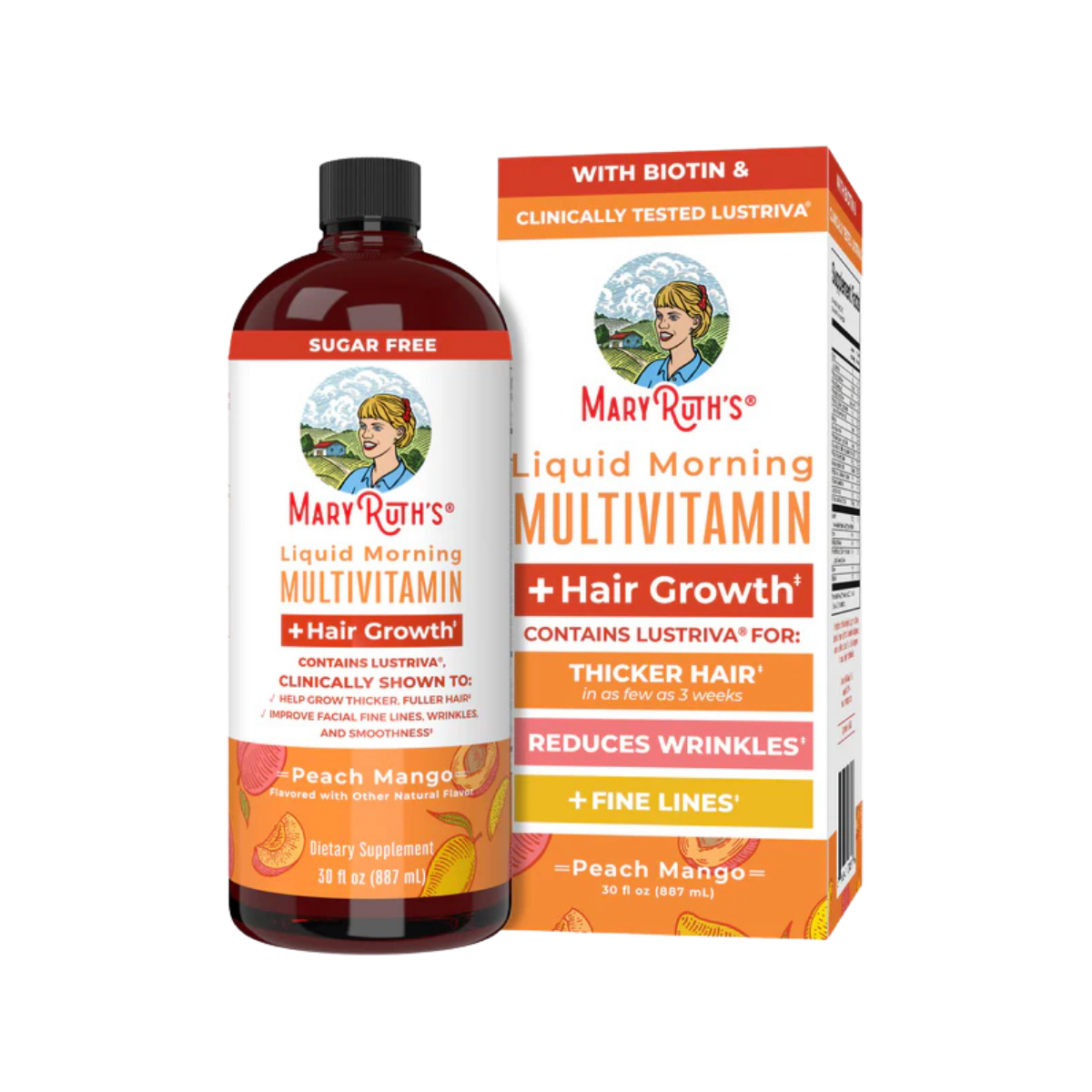 Liquid Morning Multivitamin + Hair Growth