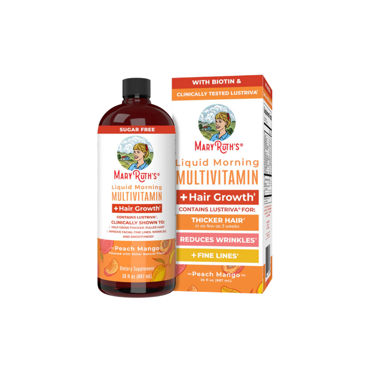 Liquid Morning Multivitamin + Hair Growth