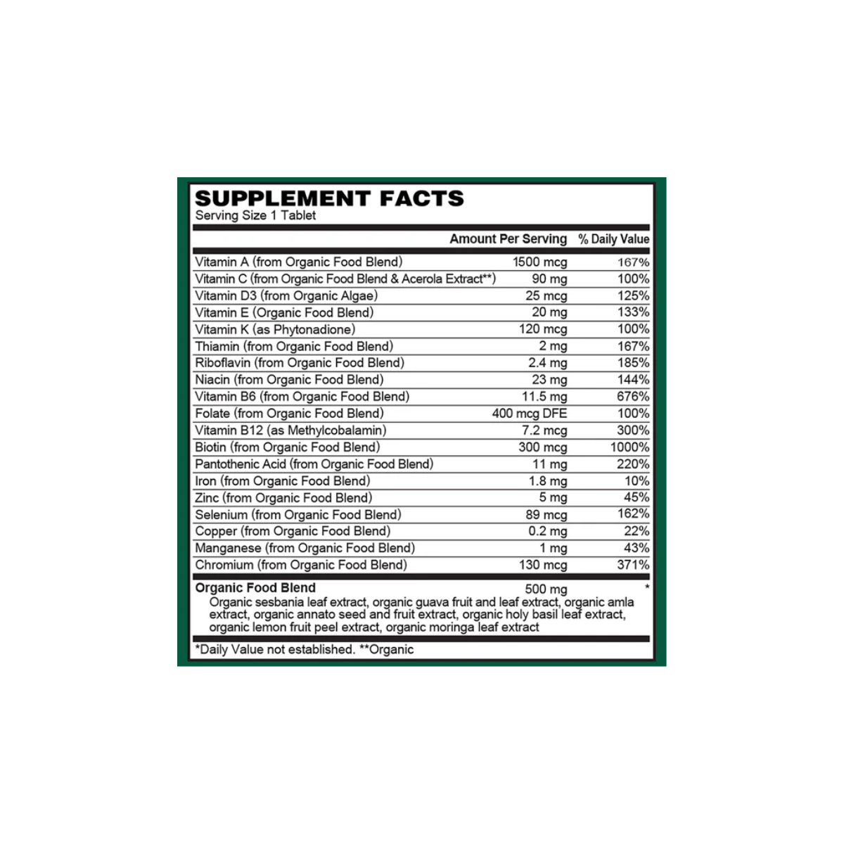 Men's One-A-Day Multivitamin