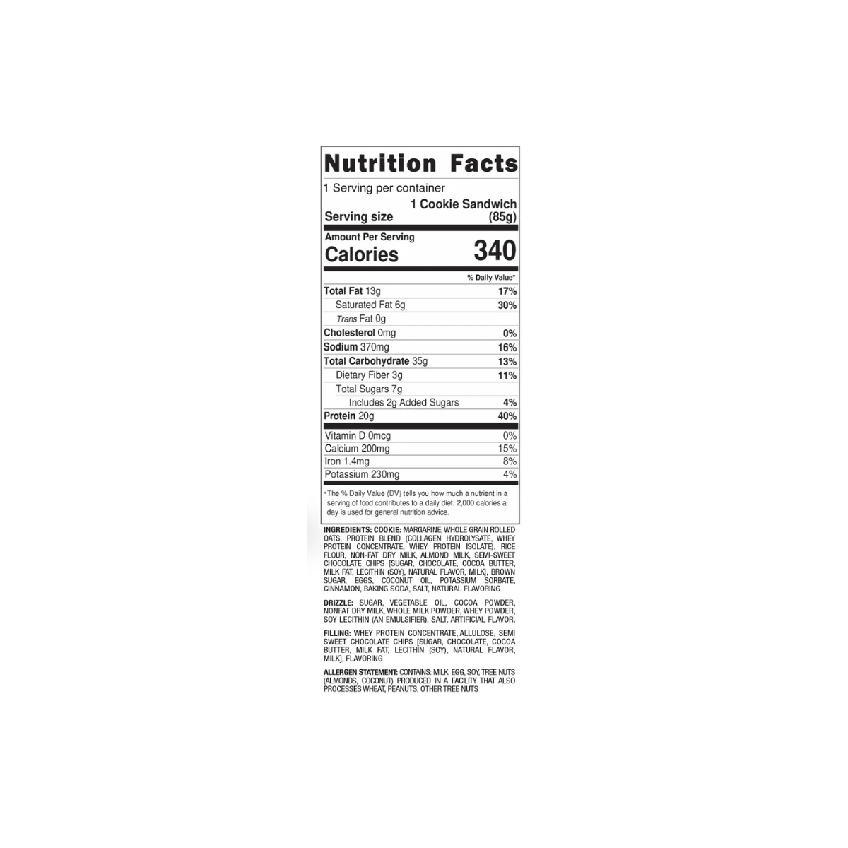 Protein Whoopie Cookie Box
