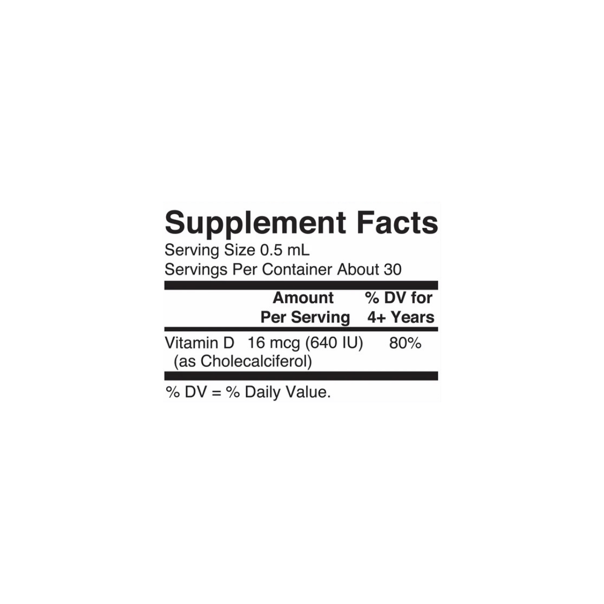 Kids Vitamin D3 Liquid Drops