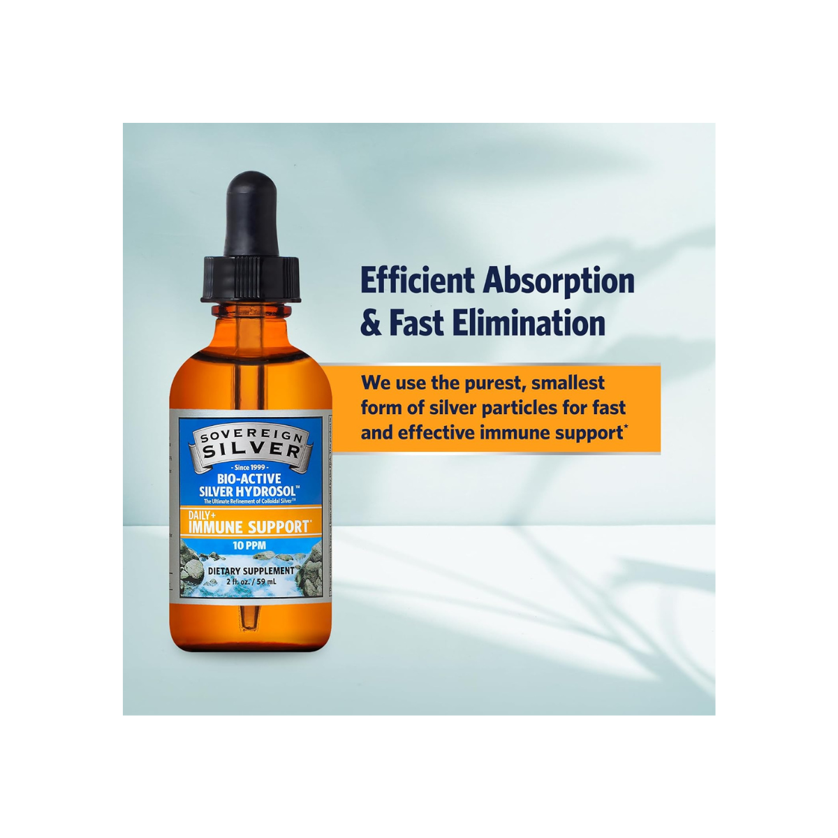 Bio-Active Silver Hydrosol – Dropper-Top