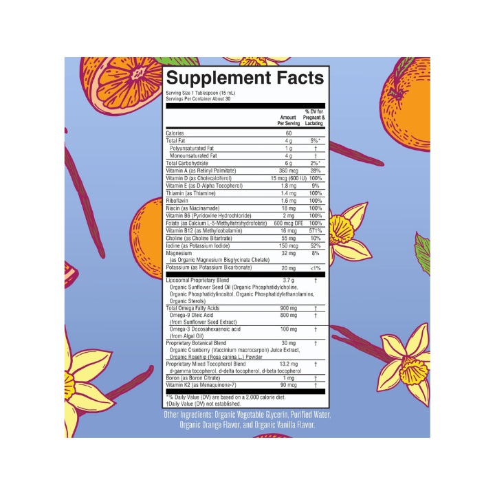 Prenatal & Postnatal Liquid Multivitamin