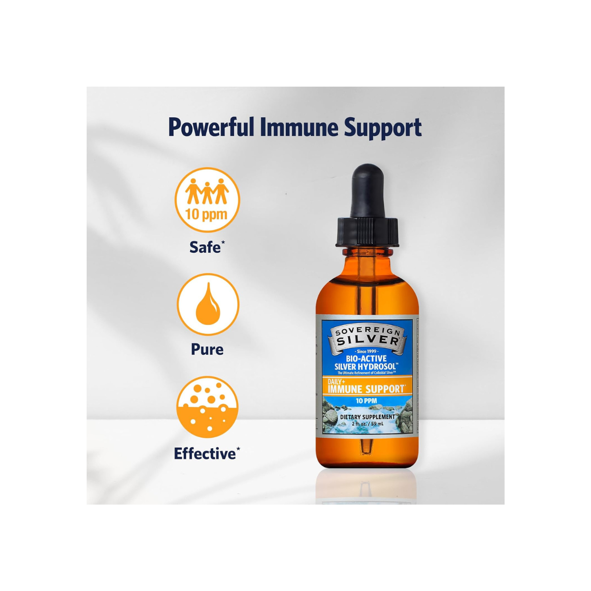 Bio-Active Silver Hydrosol – Dropper-Top