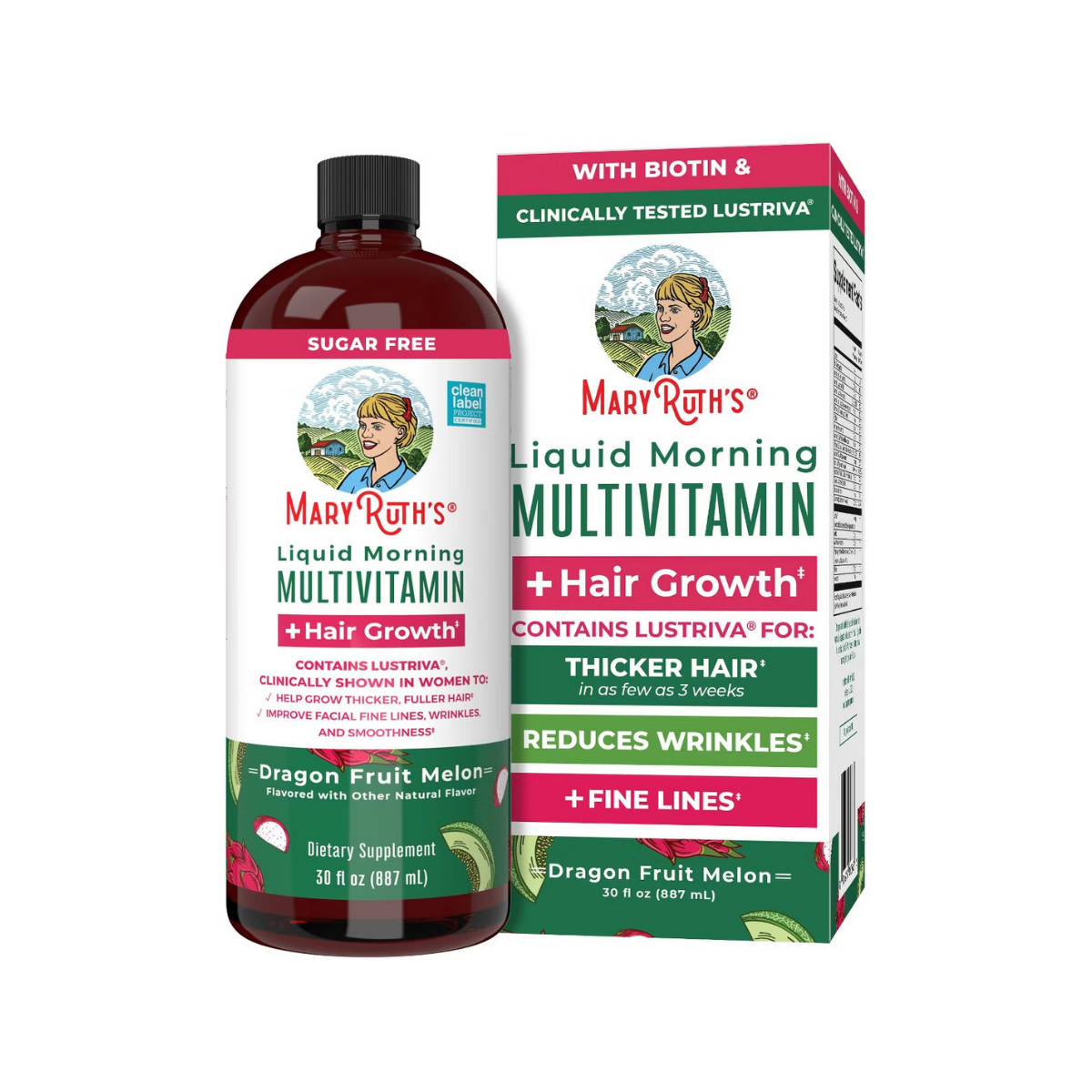 Liquid Morning Multivitamin + Hair Growth