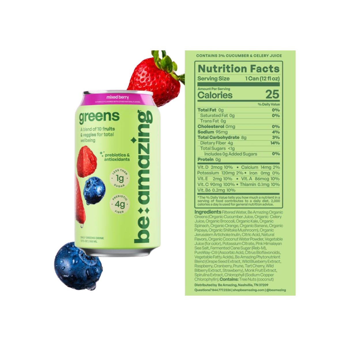 Greens Drink (Prebiotics and Antioxidants)