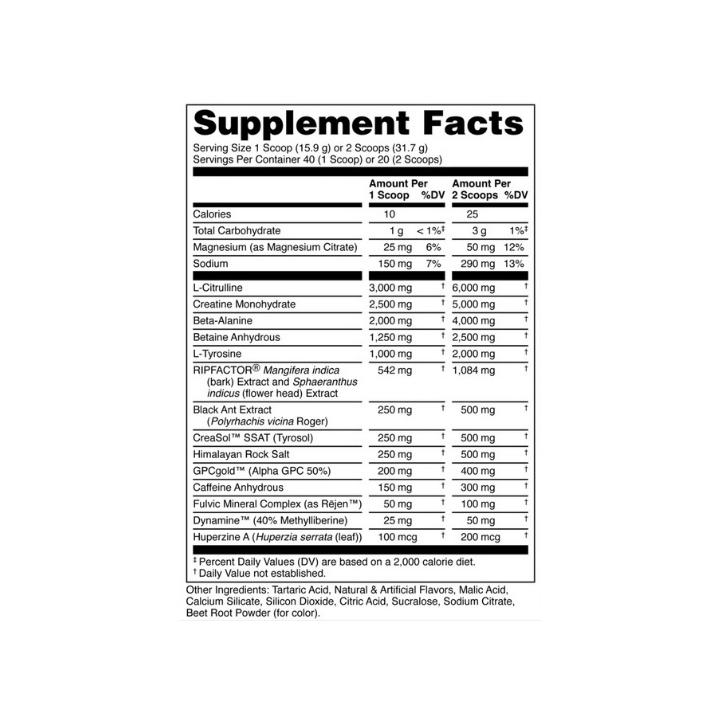 Black Ant Pre-Workout