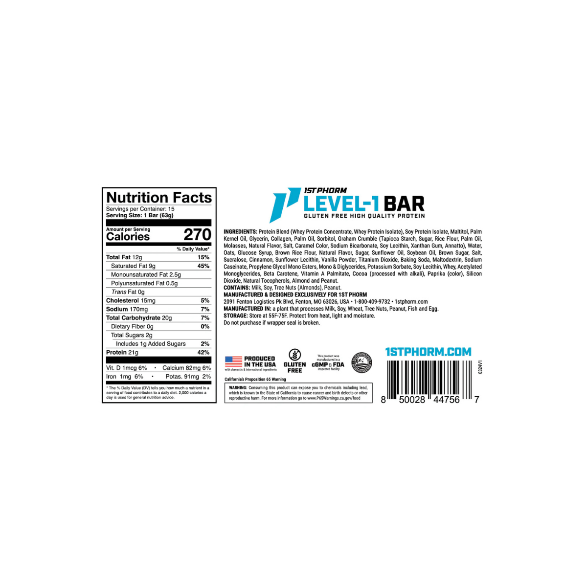 Level 1 Bar