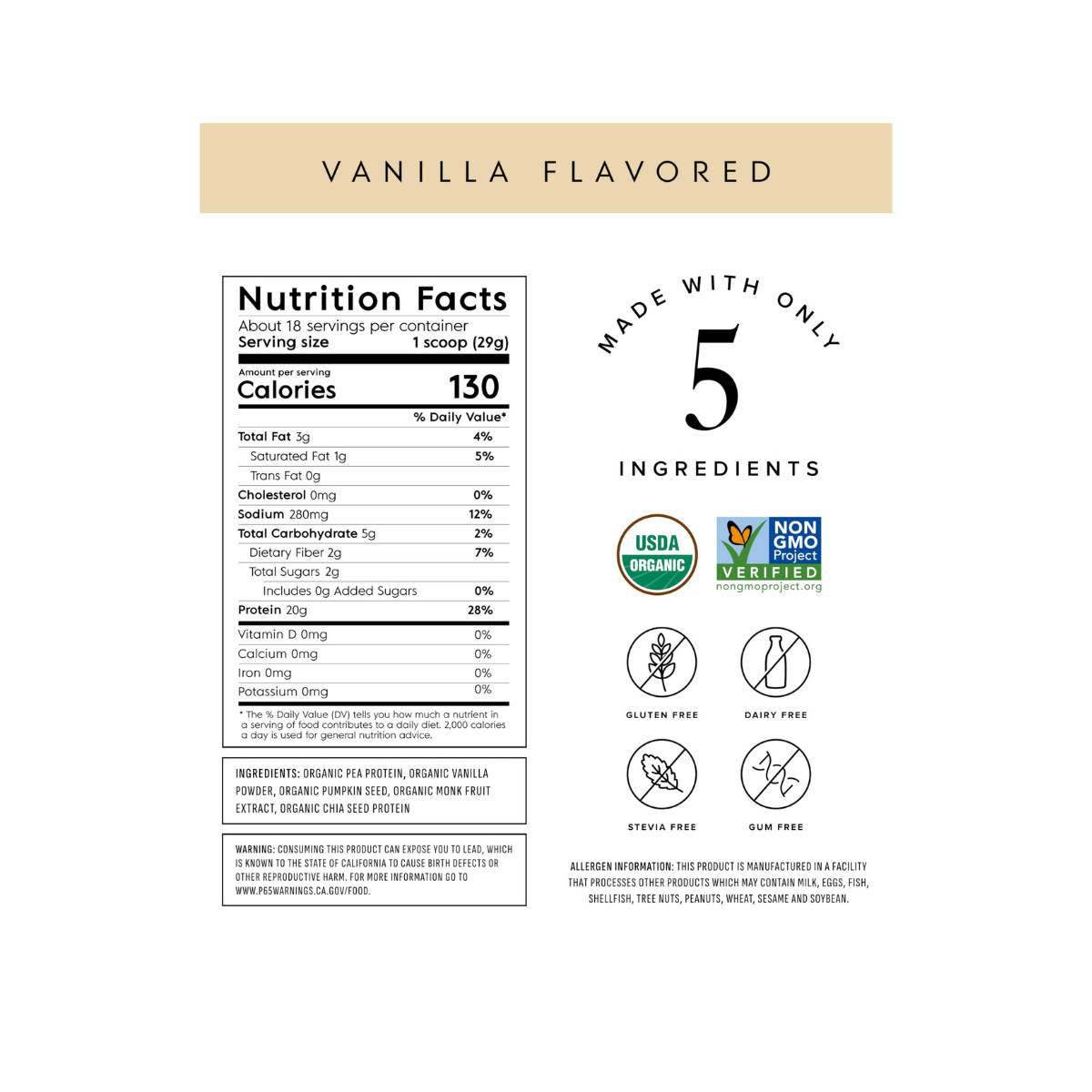 Plant Based Protein Powder