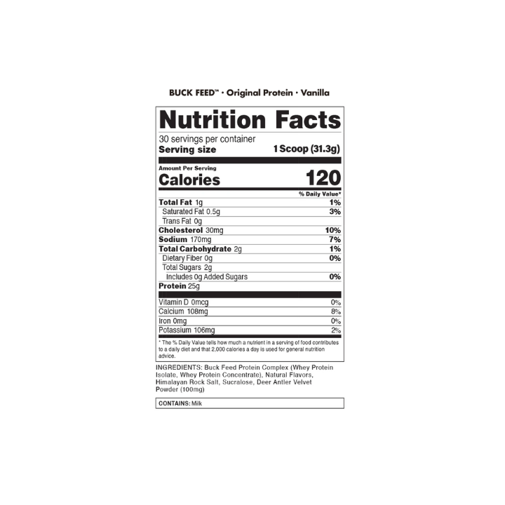 Buck Feed Original Protein