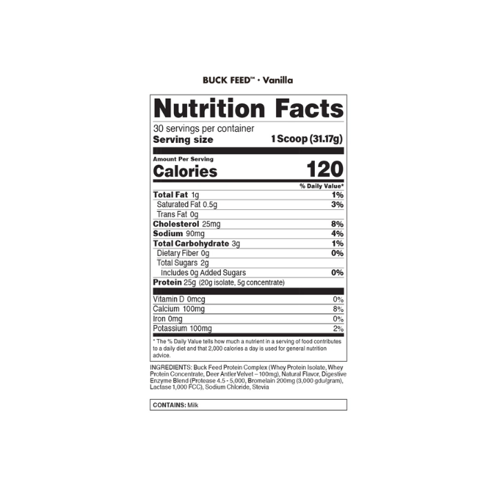 Buck Feed All Natural Protein