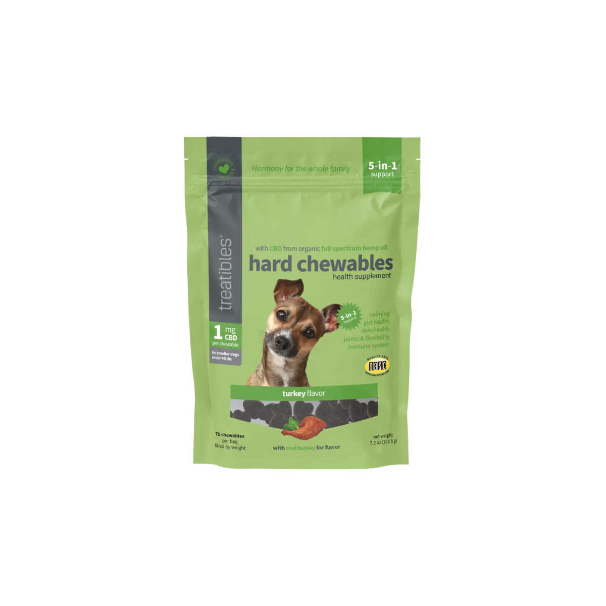 Hard Chewables - 1mg CBD